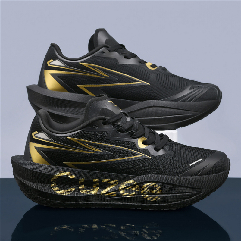 Carbon Plate Marathon Racing Shoes - Herren-Laufschuhe mit Carbonplatte, atmungsaktiv, ultraleicht, stoßdämpfend,