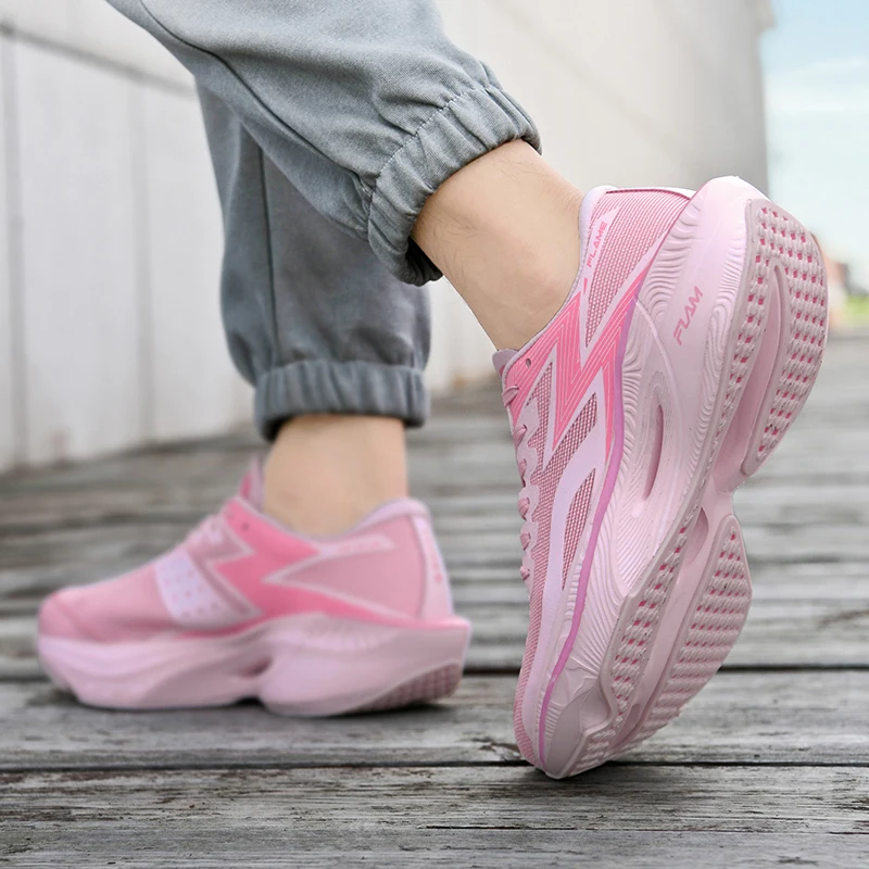 Laufschuhe mit Carbonplatte, S – Breathable Mesh Athletic Shoes Bewertung und Preis