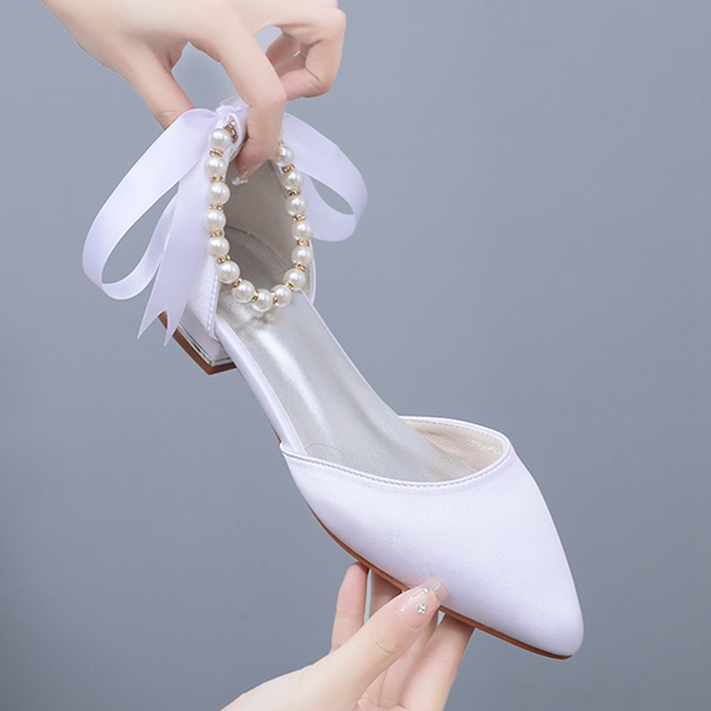 Hochzeitsschuhe Braut Flacher  – Sandals Bewertung und Preis